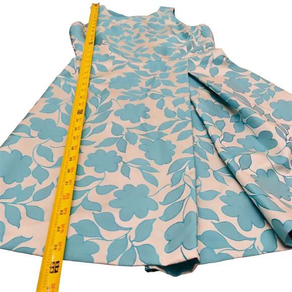 NEW Tahari ASL Dress Floral Embroidered Blue White Cocktail Women’s 2P 2 Petite - Picture 13 of 16